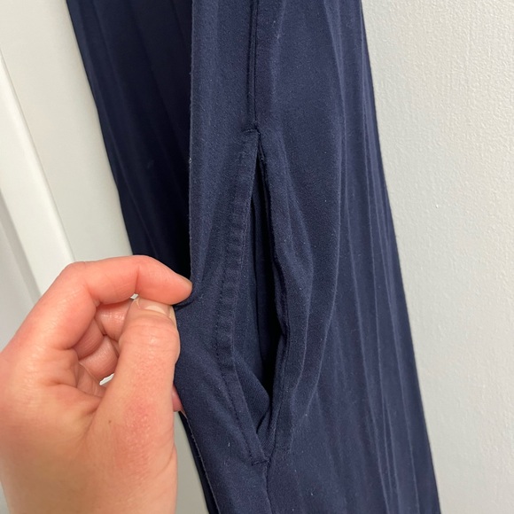 Time and Tru Dark Blue Sleeveless Midi Dress - Picture 2 of 4